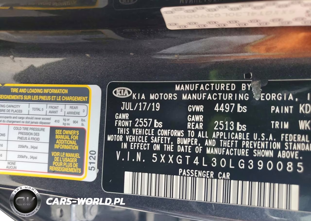 2020 Kia Optima Lx VIN:5XXGT4L30LG390085 - 12