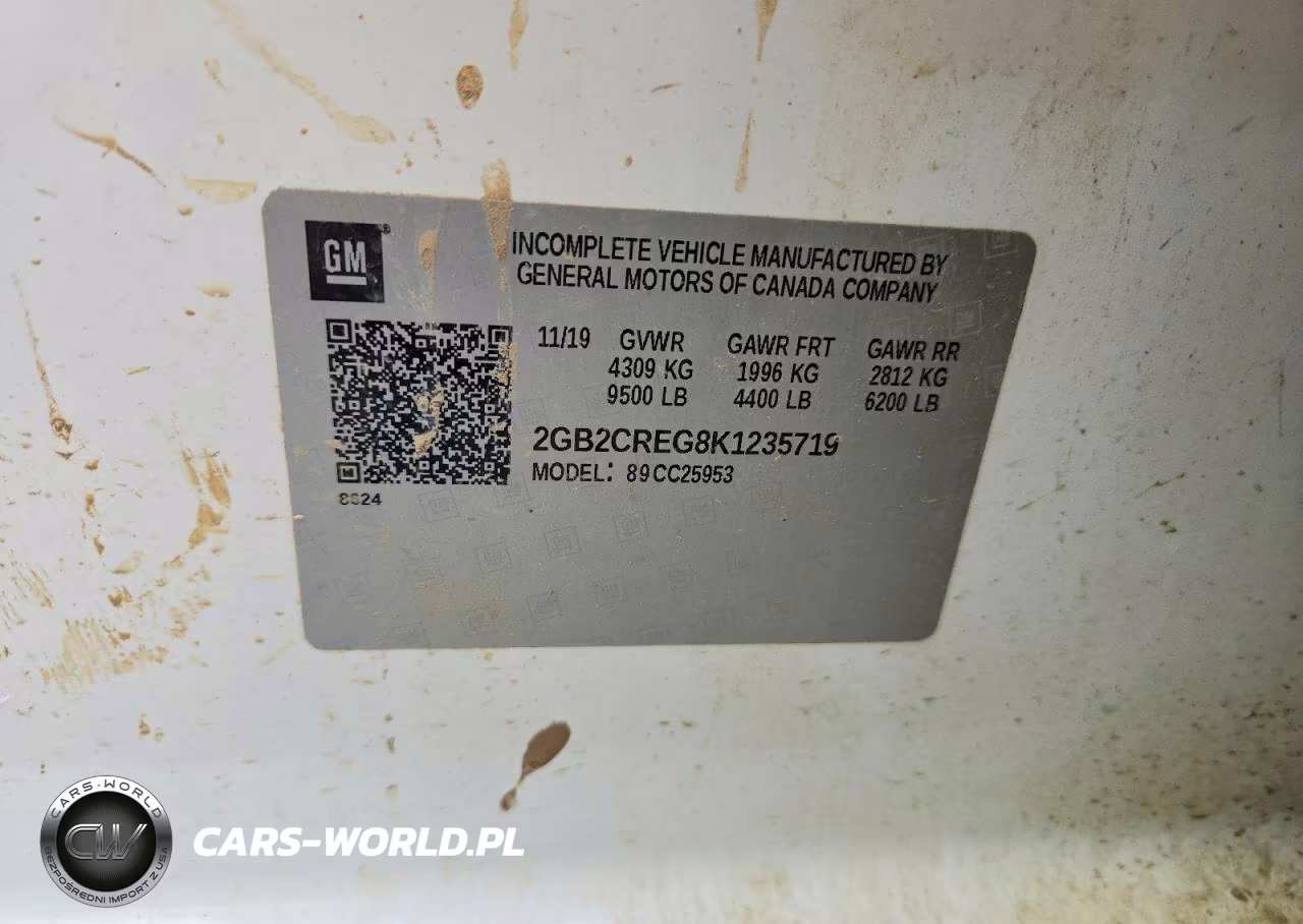 2019 Chevrolet Silverado C2500 Heavy Duty VIN:2GB2CREG8K1235719 - 12