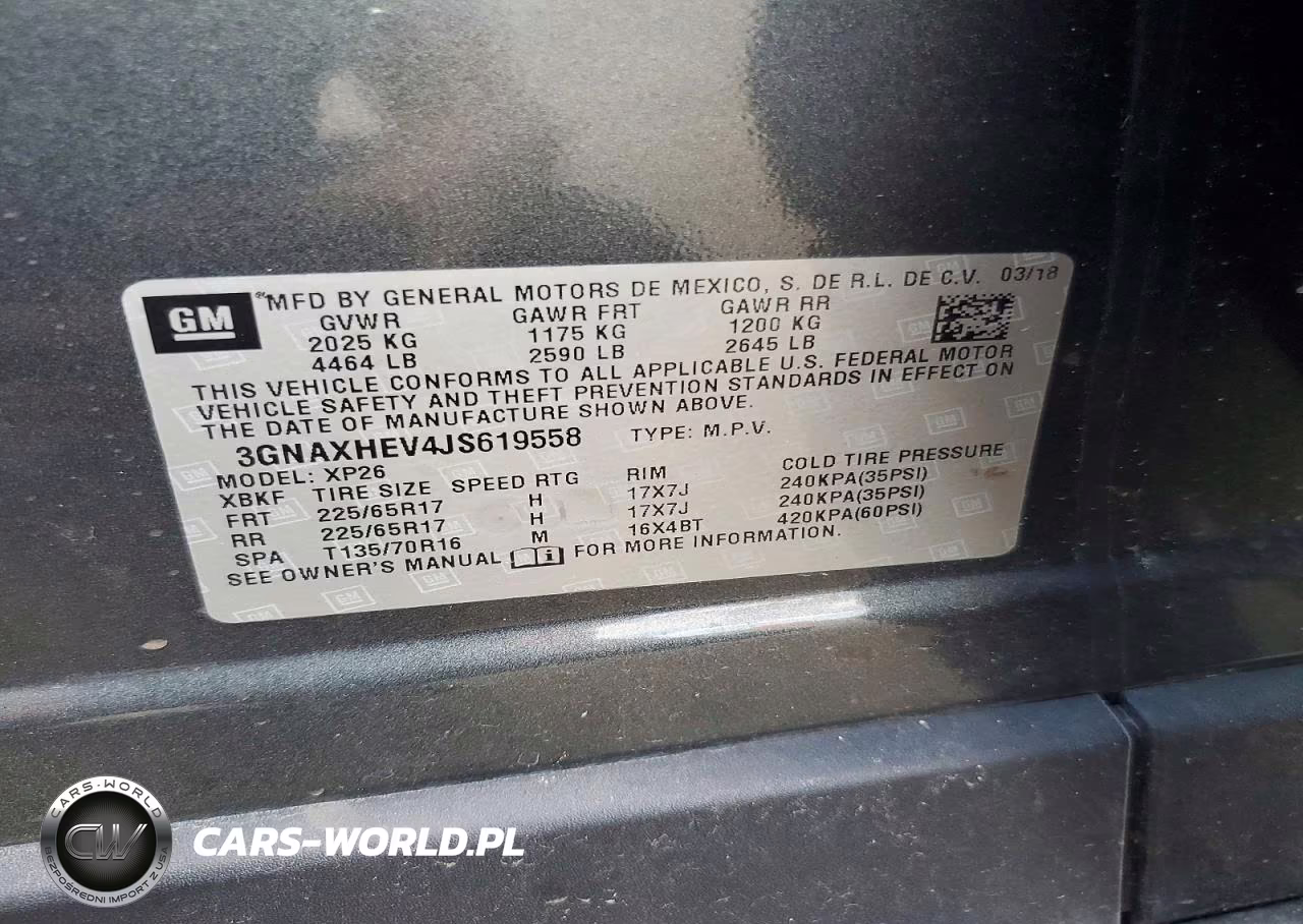 2018 Chevrolet Equinox Ls VIN:3GNAXHEV4JS619558 - 12