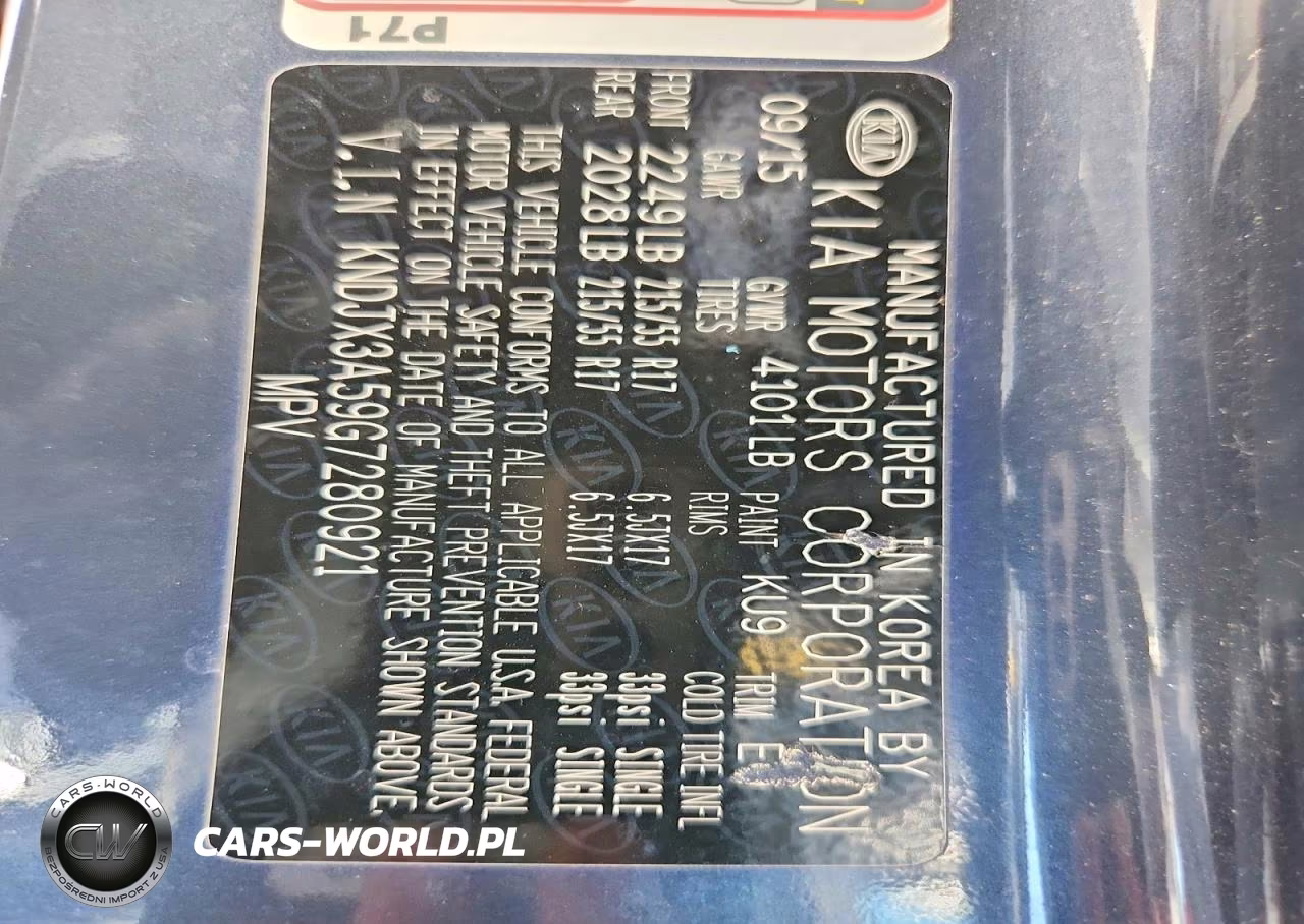 KIA SOUL ! VIN:KNDJX3A59G7280921 - 12