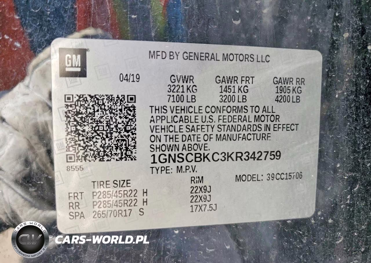 2019 Chevrolet Tahoe C1500 Lt VIN:1GNSCBKC3KR342759 - 13