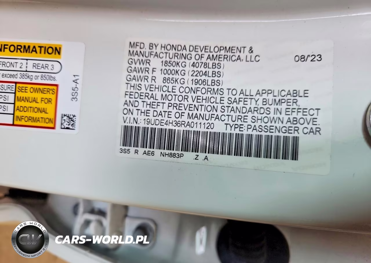 2024 Acura Integra A-Spec VIN:19UDE4H36RA011120 - 13