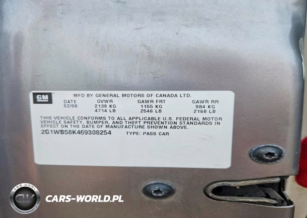 2006 Chevrolet Impala Ls VIN:2G1WB58K469308254 - 12