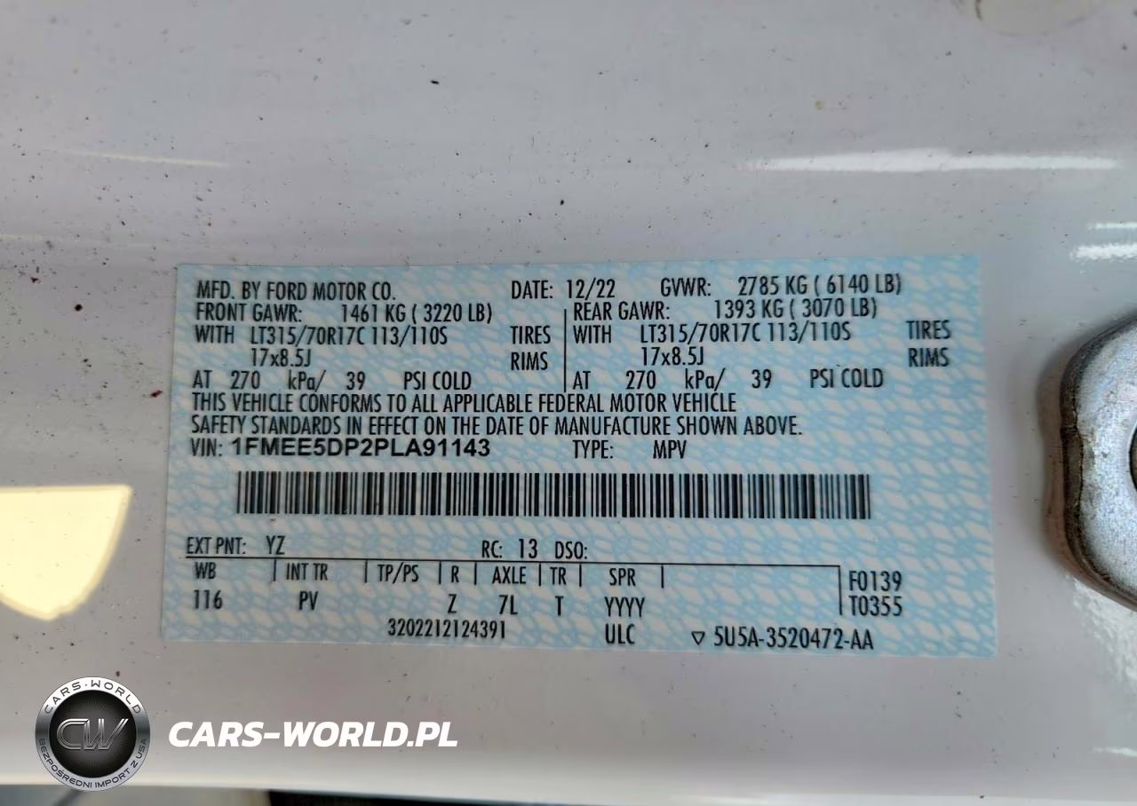 2023 Ford Bronco Base VIN:1FMEE5DP2PLA91143 - 14