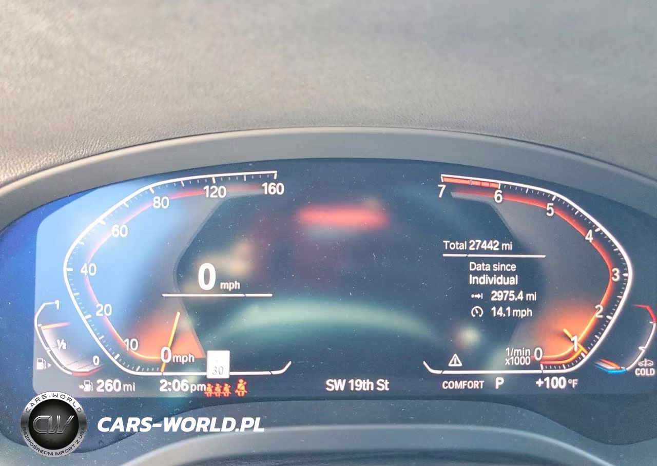 2021 BMW X4 xDrive30I VIN:5UX2V1C01M9E14290 - 9