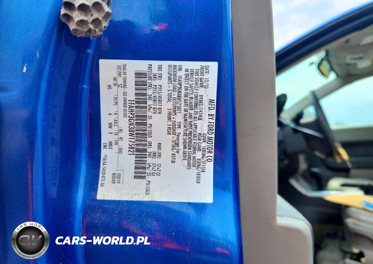 2011 Ford Focus Ses VIN:1FAHP3GN3BW175821 - 12