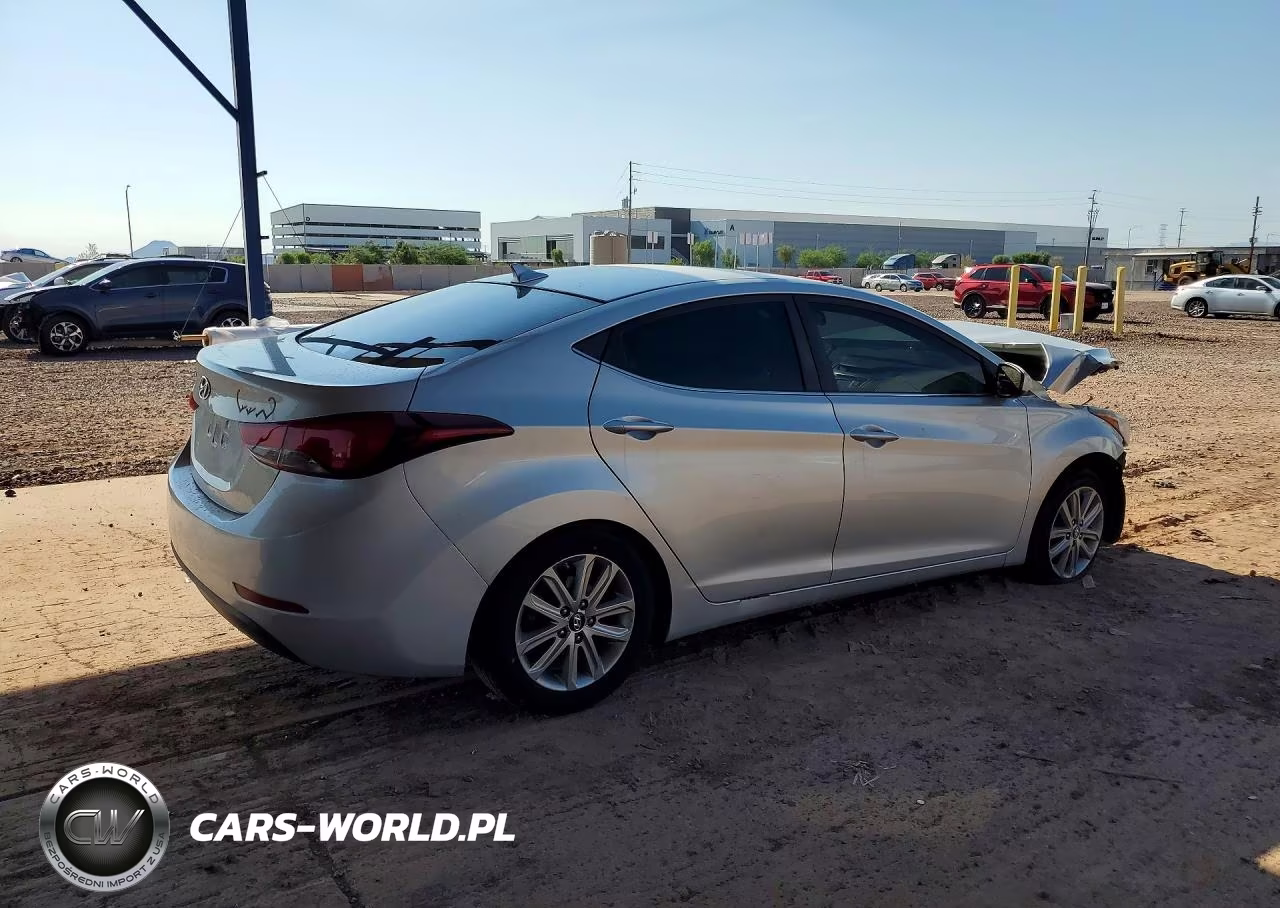 2015 Hyundai Elantra Se VIN:5NPDH4AE8FH553874 - 3