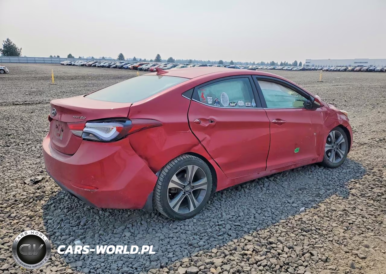 2014 Hyundai Elantra Sport VIN:KMHDH4AH9EU171069 - 3