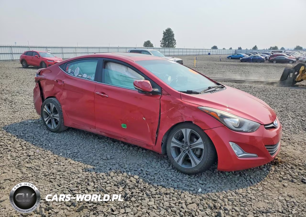 2014 Hyundai Elantra Sport VIN:KMHDH4AH9EU171069 - 4