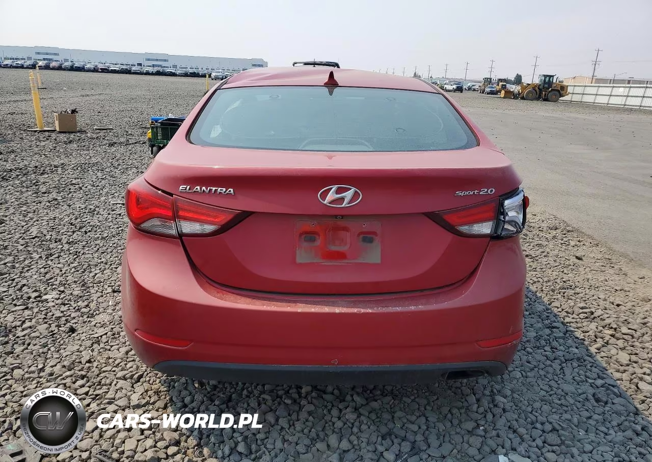 2014 Hyundai Elantra Sport VIN:KMHDH4AH9EU171069 - 6