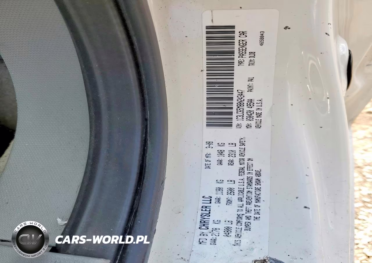 2008 Chrysler Sebring Limited VIN:1C3LC65M88N243447 - 12