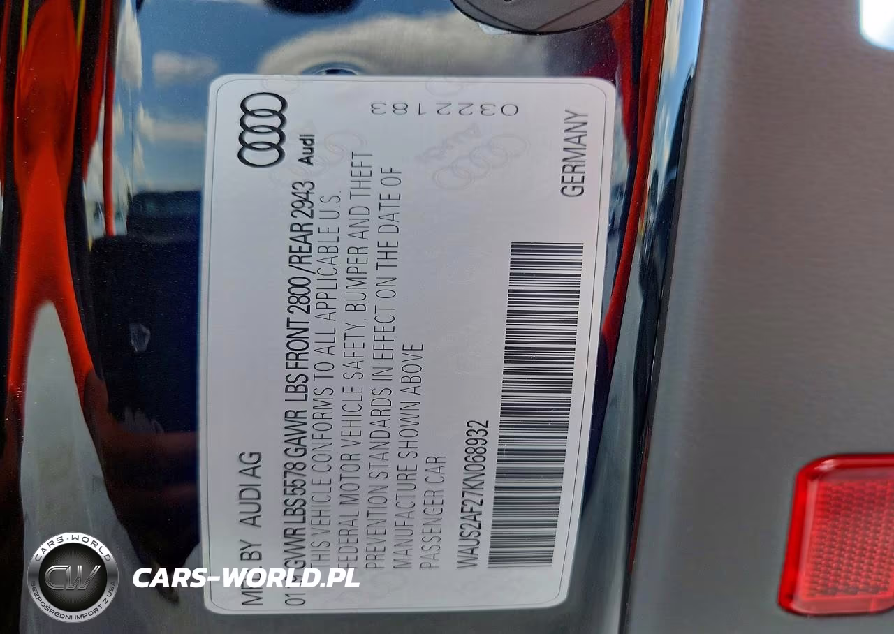 2019 Audi A7 Prestige VIN:WAUS2AF27KN068932 - 12