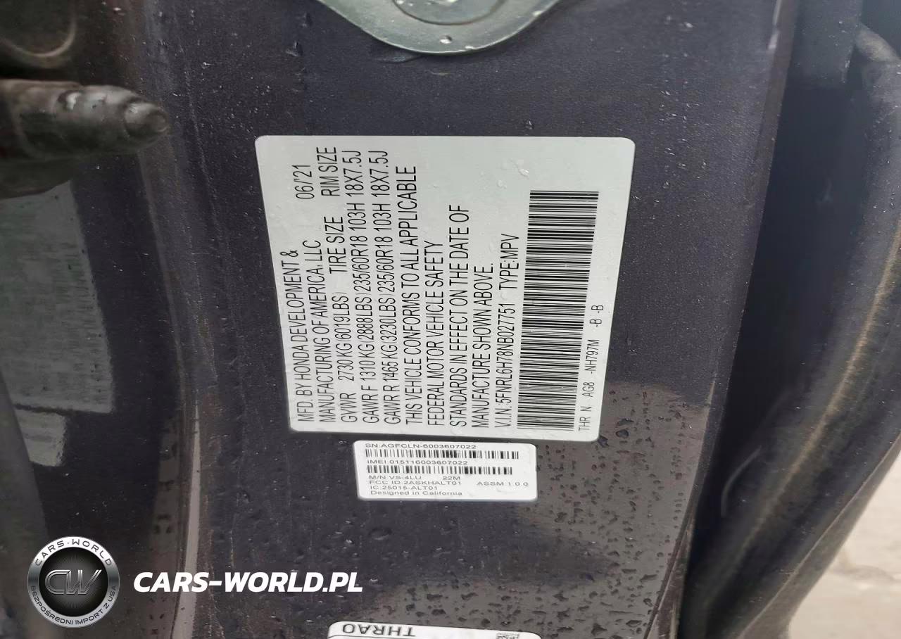 2022 Honda Odyssey Exl VIN:5FNRL6H78NB027751 - 13