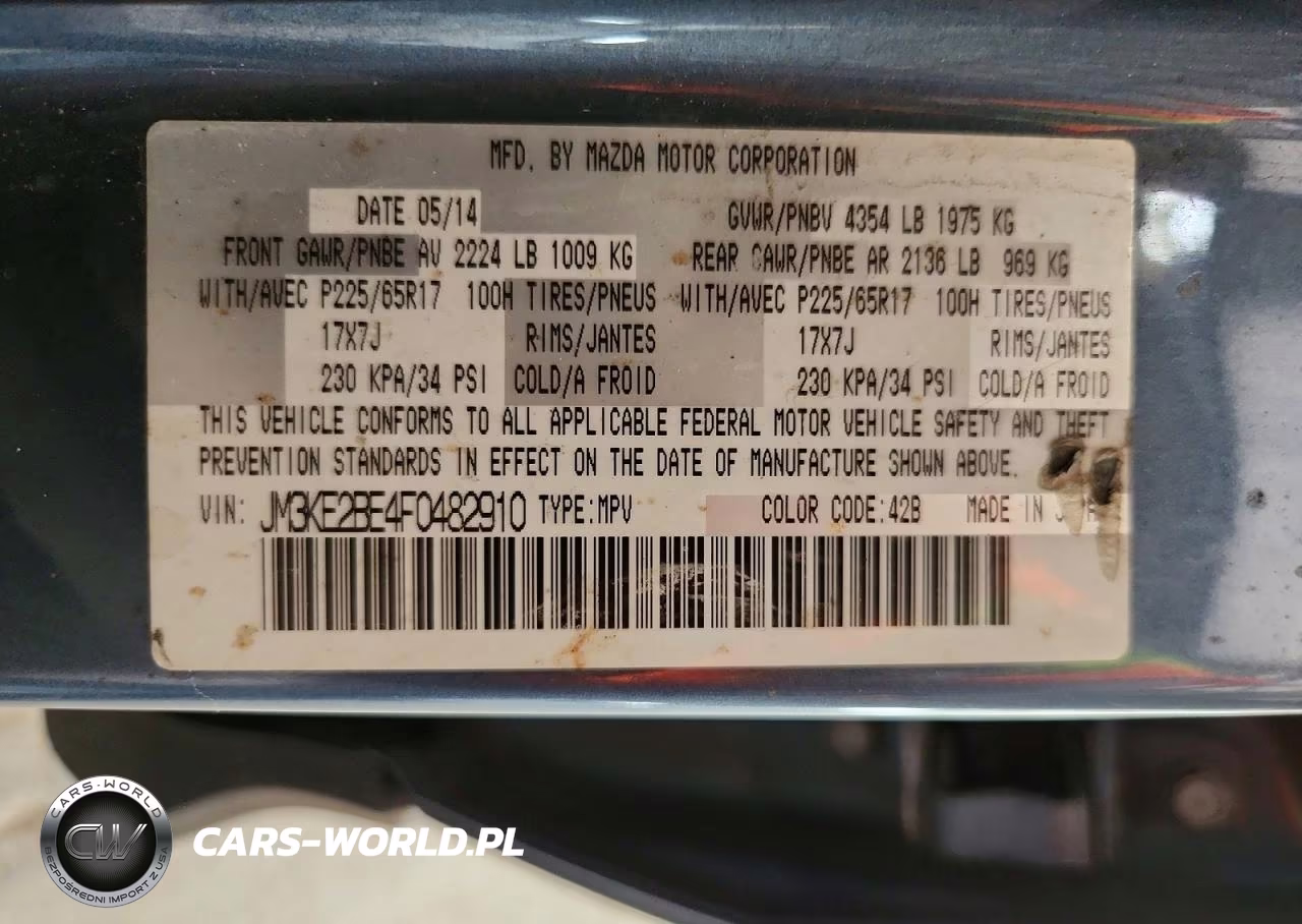 2015 Mazda Cx-5 Sport VIN:JM3KE2BE4F0482910 - 12