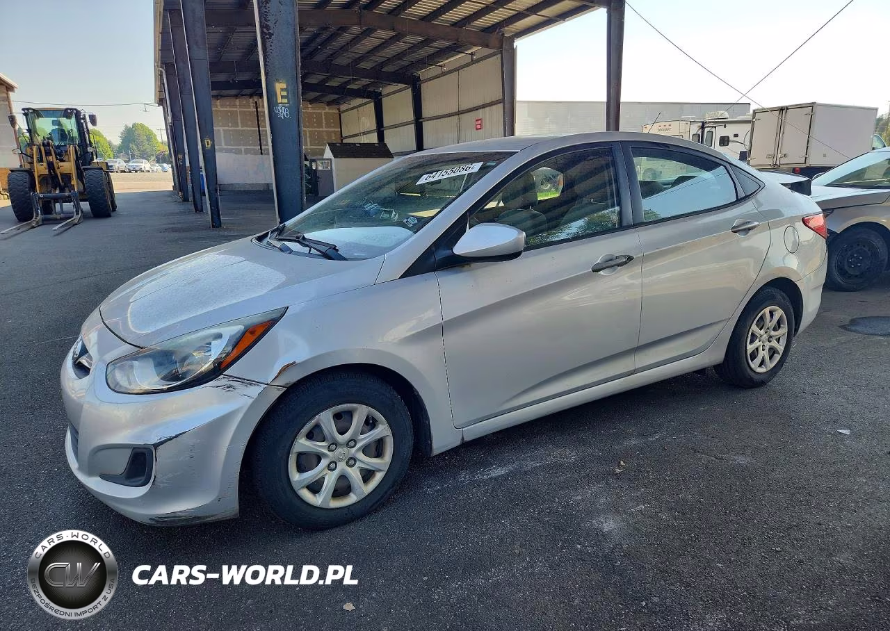 2014 Hyundai Accent Gls VIN:KMHCT4AE2EU672448 - 1