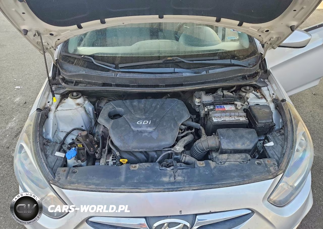 2014 Hyundai Accent Gls VIN:KMHCT4AE2EU672448 - 11