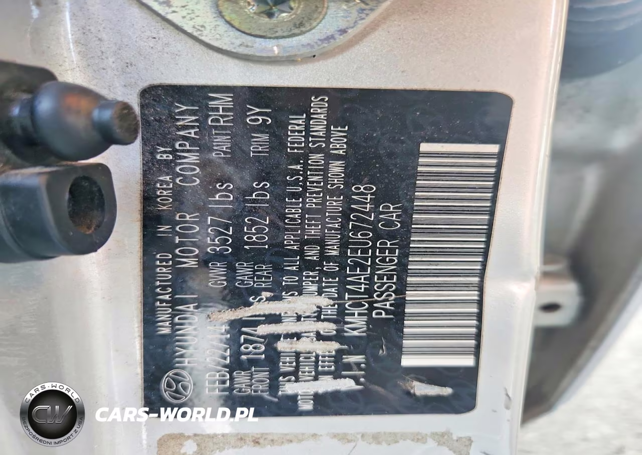 2014 Hyundai Accent Gls VIN:KMHCT4AE2EU672448 - 12