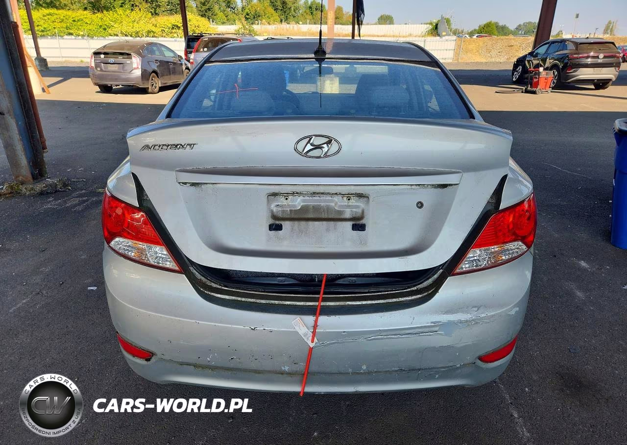 2014 Hyundai Accent Gls VIN:KMHCT4AE2EU672448 - 6