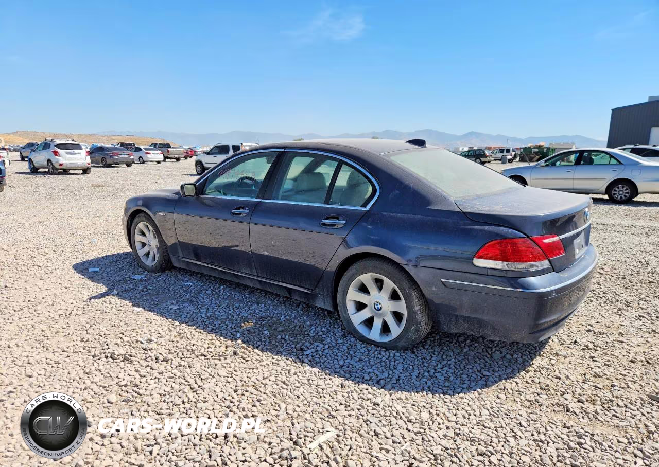 2007 BMW 750I VIN:WBAHL835X7DT09989 - 2