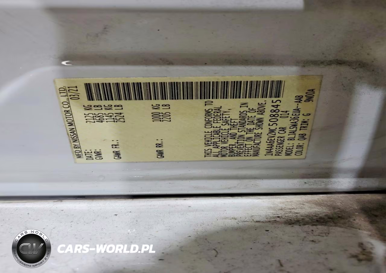 2021 Nissan Maxima Sr VIN:1N4AA6EV2MC508845 - 13