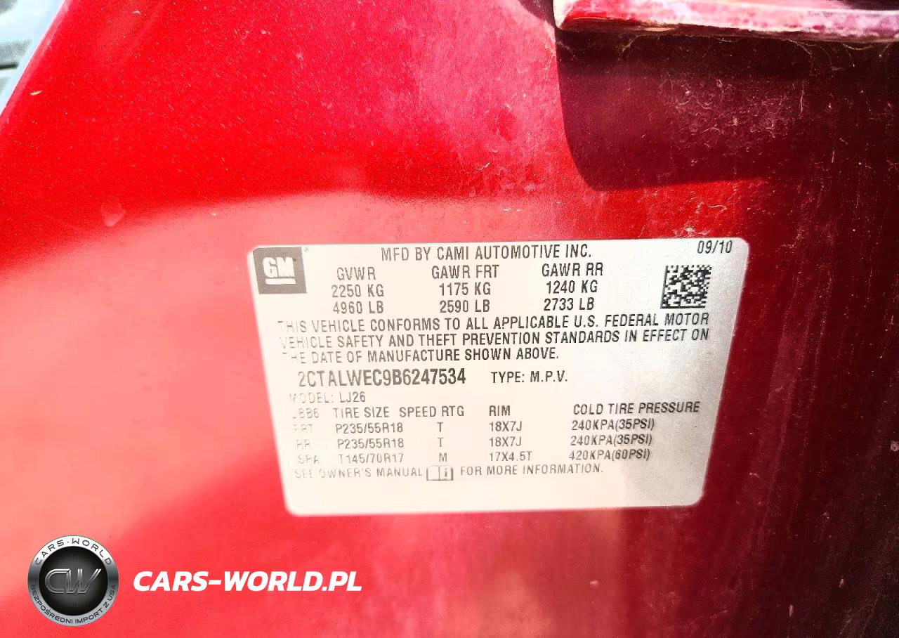 2011 GMC Terrain Slt VIN:2CTALWEC9B6247534 - 12