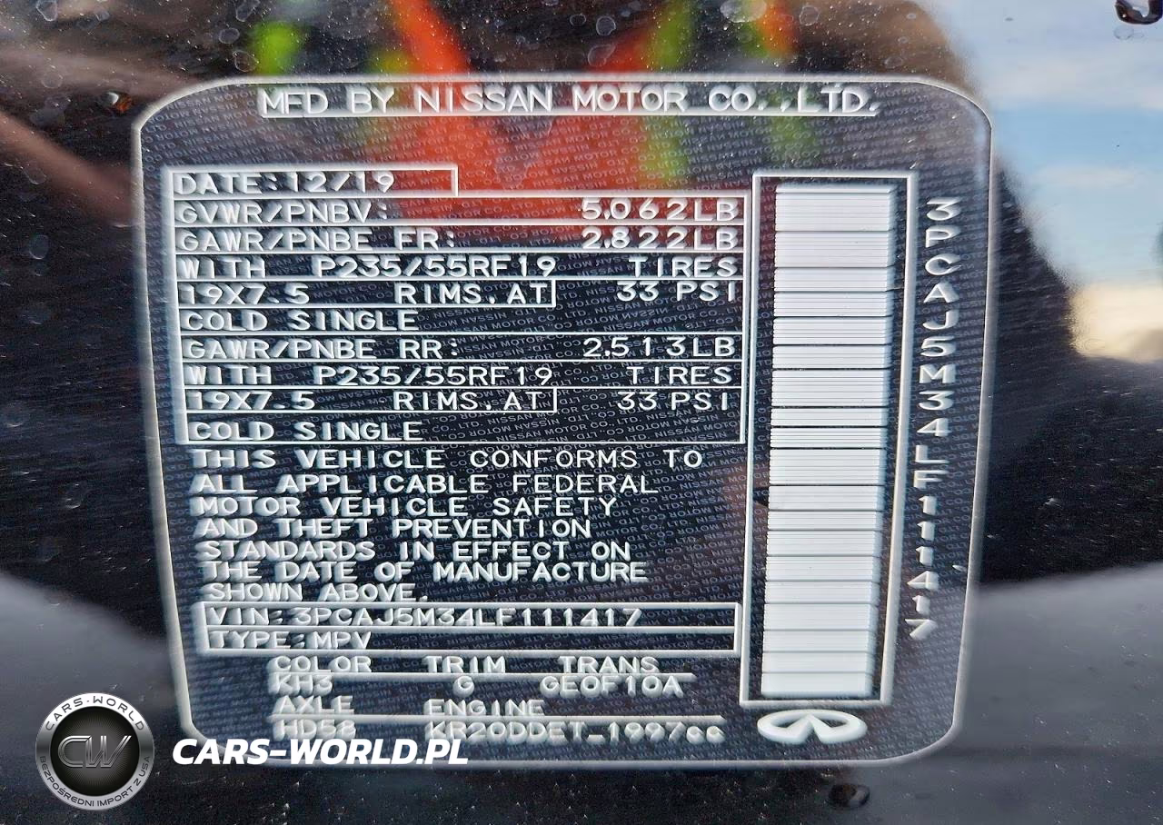 2020 Infiniti Qx50 Luxe VIN:3PCAJ5M34LF111417 - 14
