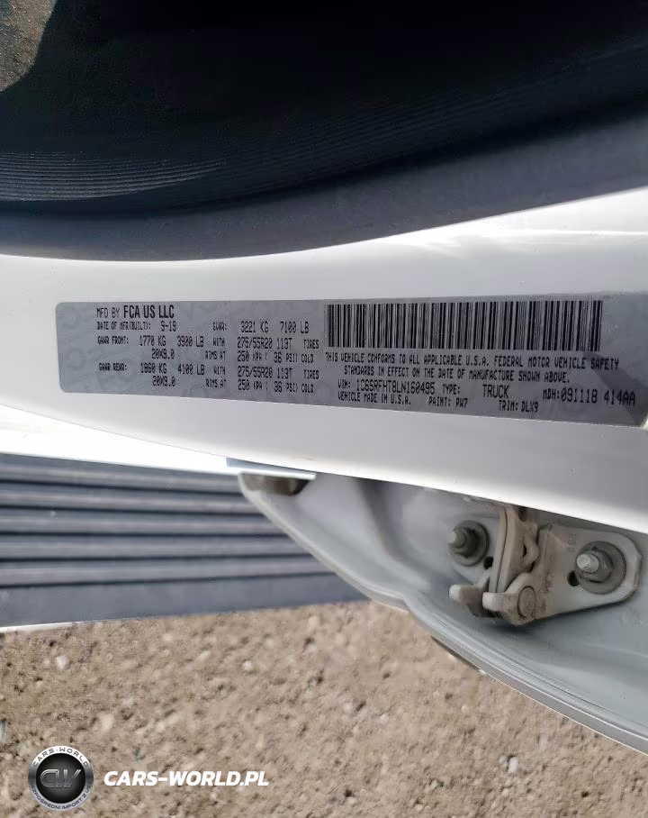 2020 Ram 1500 Limited VIN:1C6SRFHT8LN160495 - 12