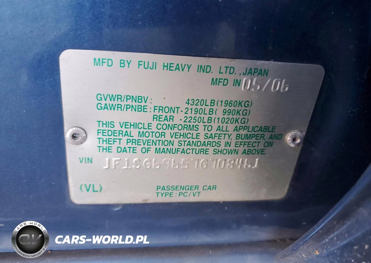 2007 Subaru Forester 2.5Xt Limited VIN:JF1SG69657G708461 - 11