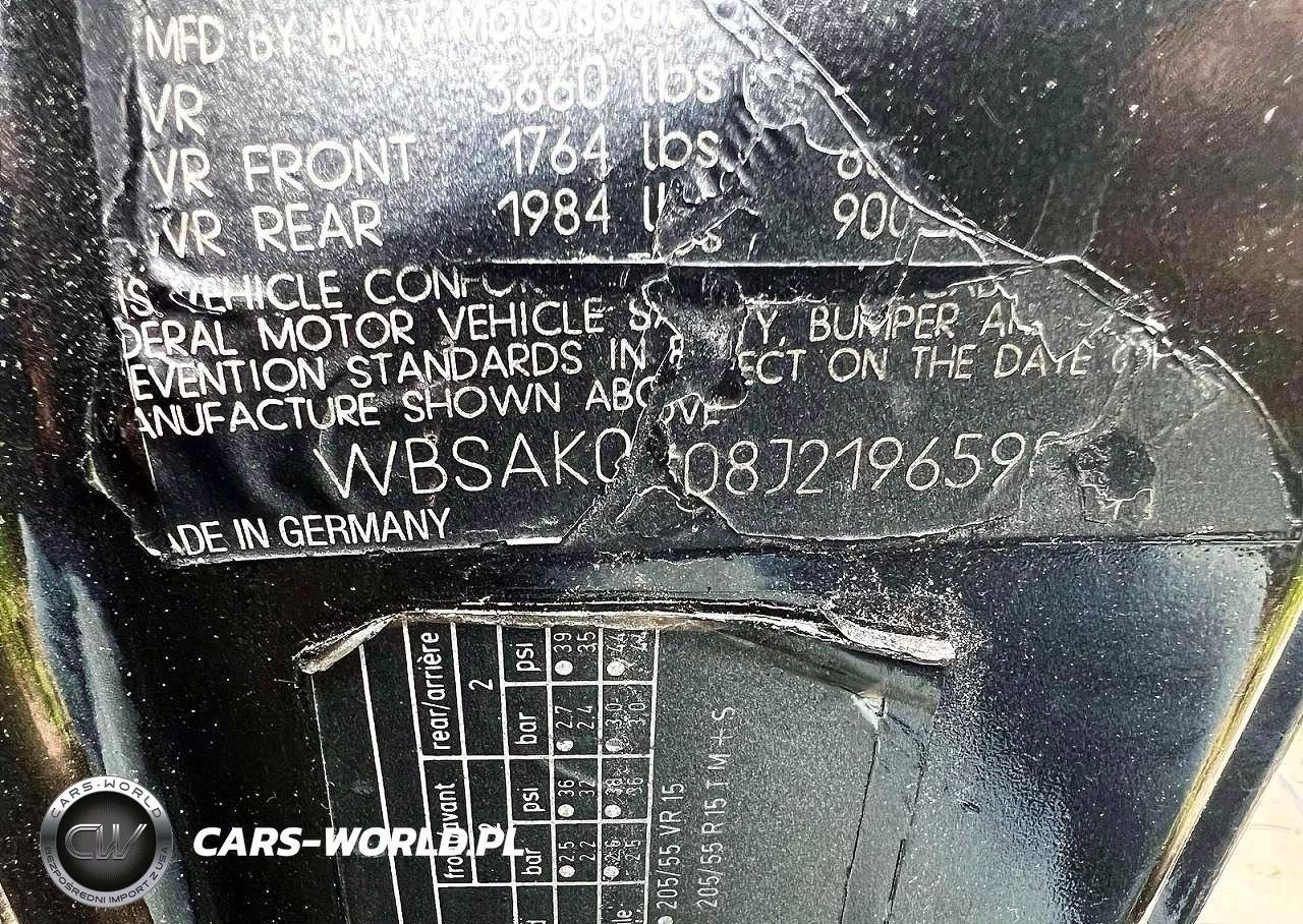 1988 BMW M3 VIN:WBSAK0308J2196598 - 14