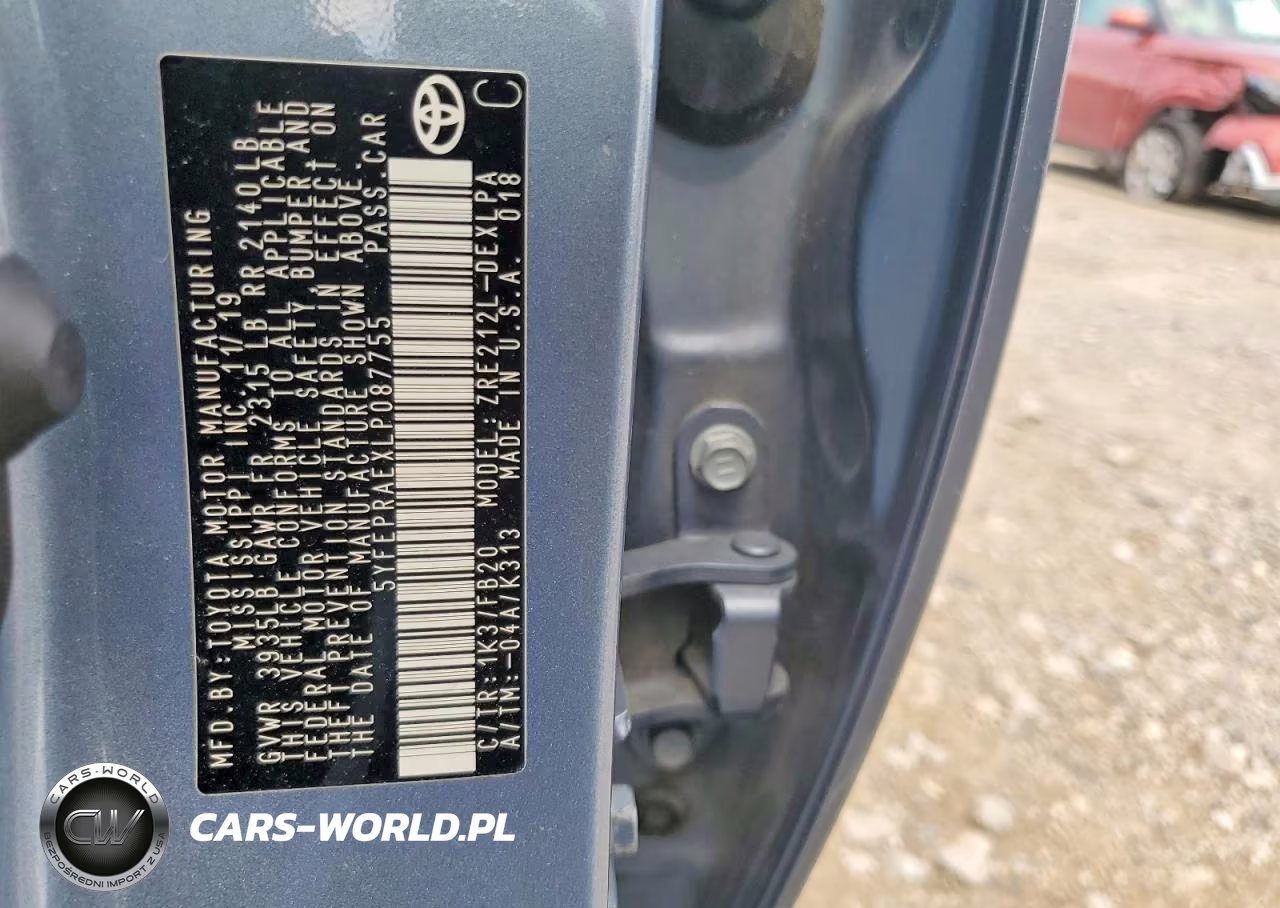 2020 Toyota Corolla Le VIN:5YFEPRAEXLP087755 - 12
