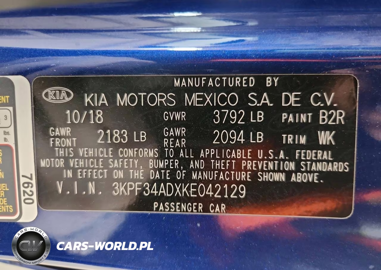 2019 Kia Forte S VIN:3KPF34ADXKE042129 - 13