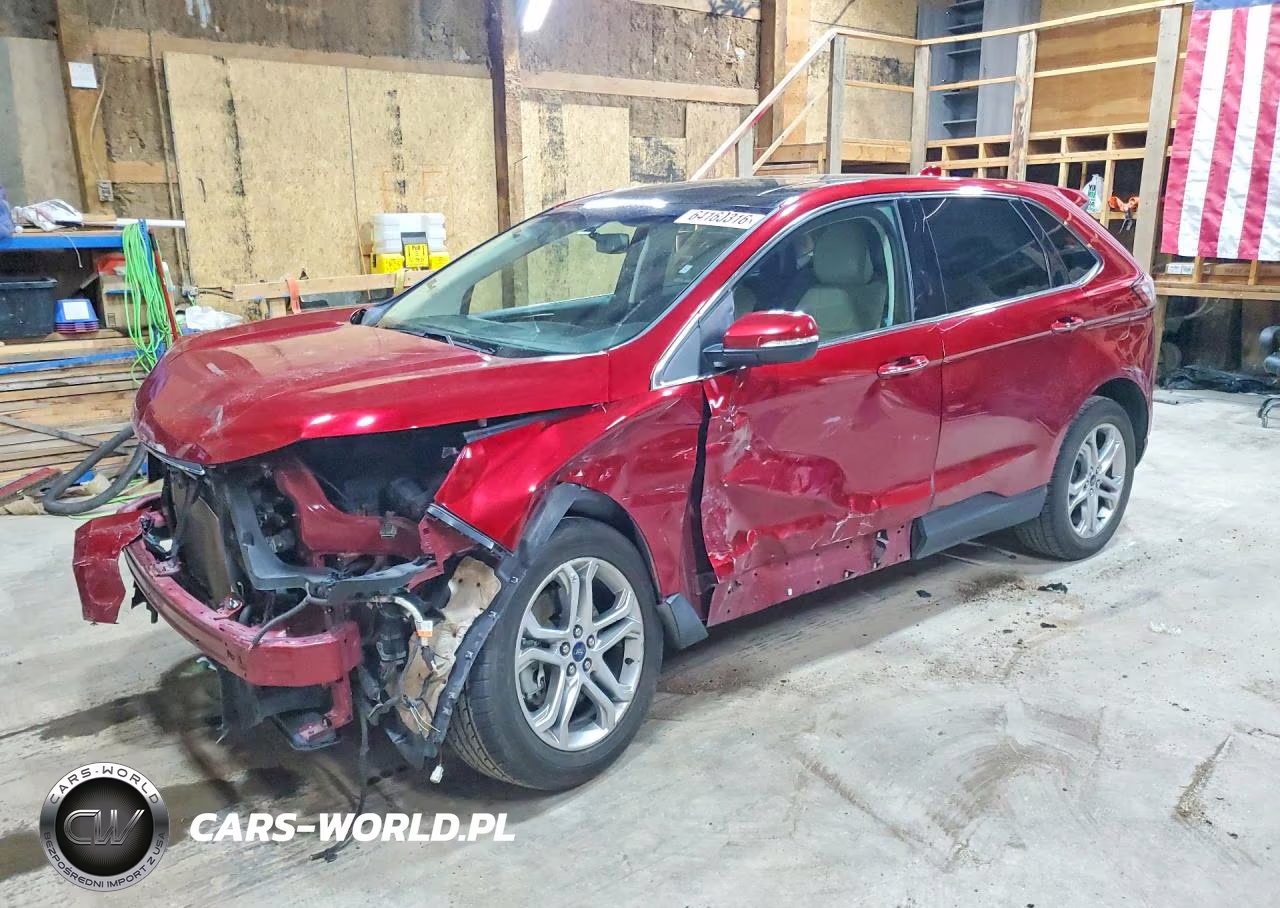 2017 Ford Edge Titanium VIN:2FMPK4K83HBB82026 - 1