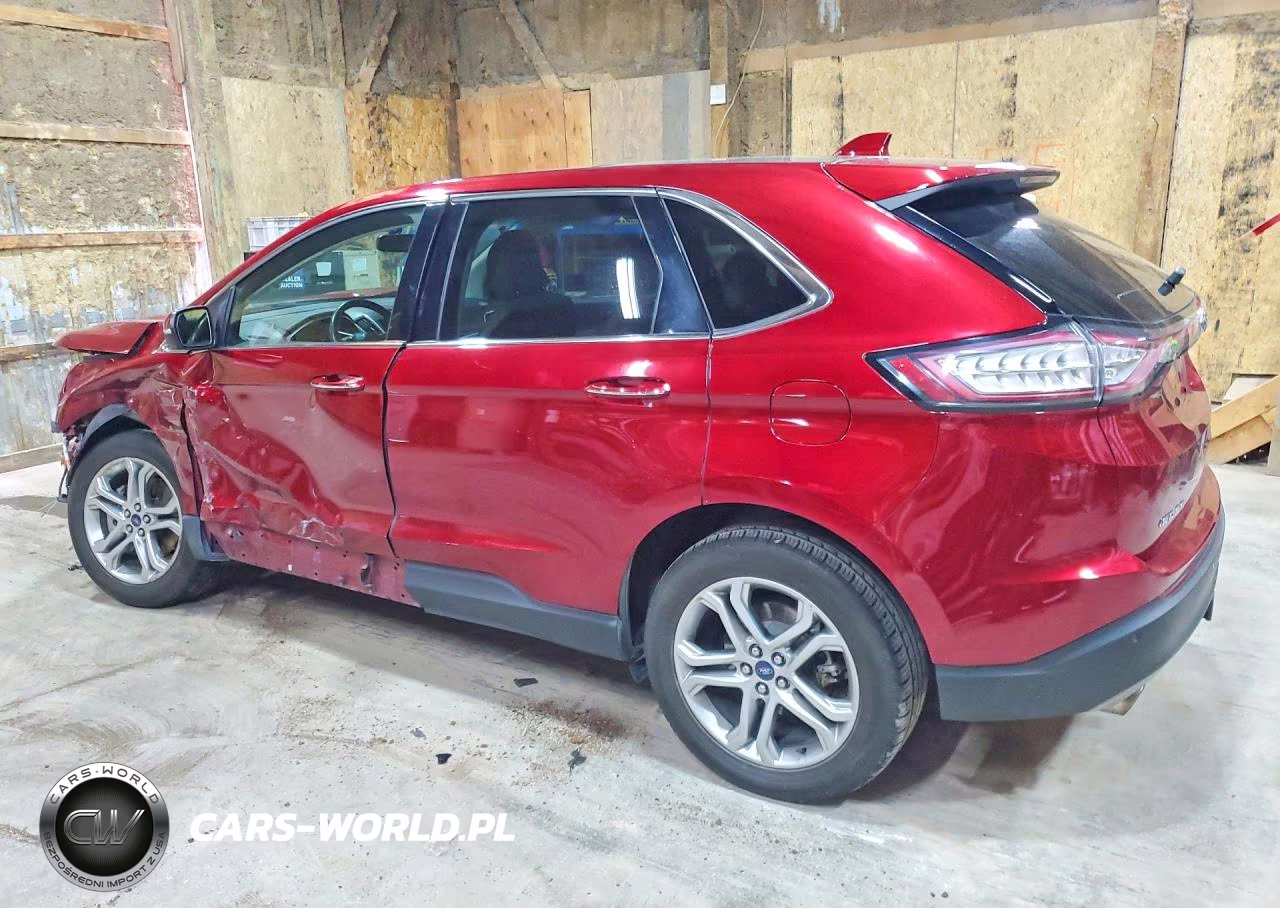 2017 Ford Edge Titanium VIN:2FMPK4K83HBB82026 - 2