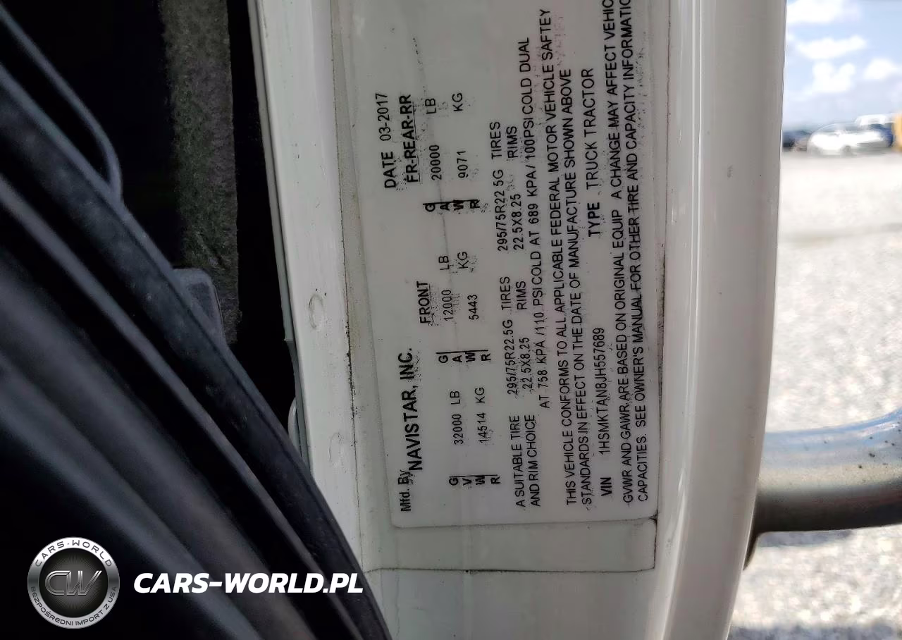 2018 International 4000 4400 - Semi Truck VIN:1HSMKTAN8JH557689 - 13