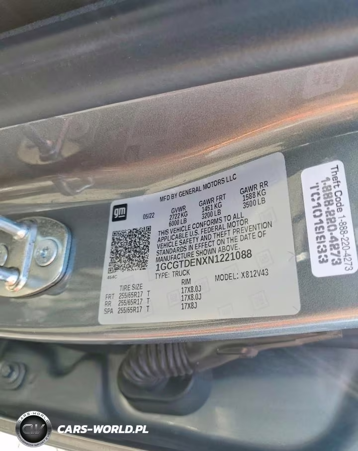 2022 Chevrolet Colorado Z71 VIN:1GCGTDENXN1221088 - 12