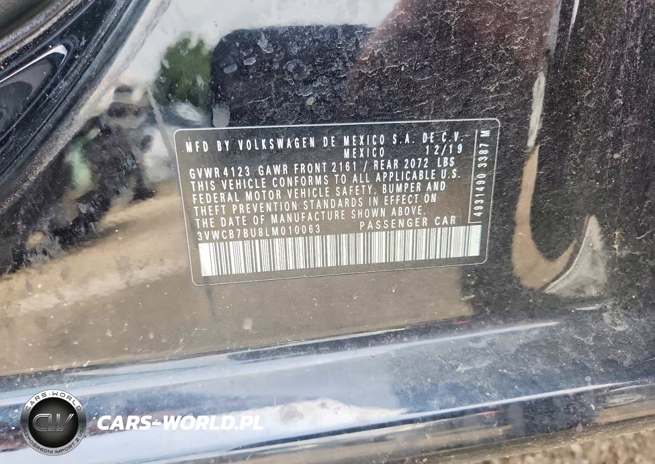 2020 Volkswagen Jetta S VIN:3VWCB7BU8LM010063 - 12
