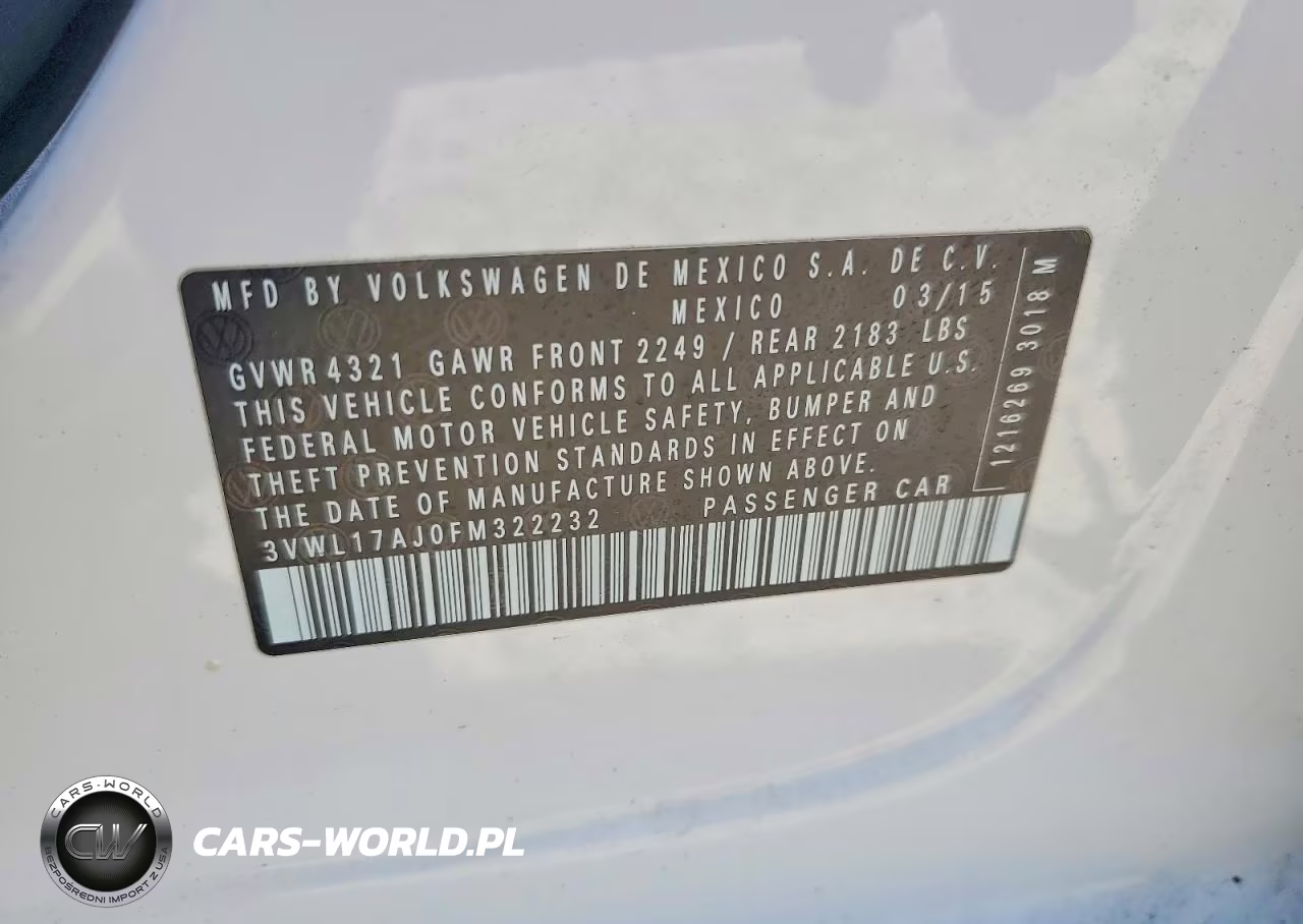 2015 Volkswagen Jetta Sel VIN:3VWL17AJ0FM322232 - 12