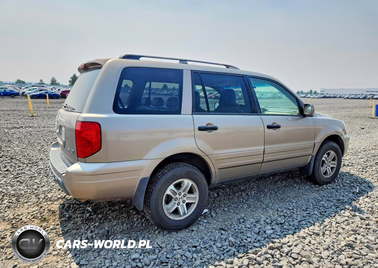 2004 Honda Pilot Exl VIN:2HKYF18514H500037 - 3