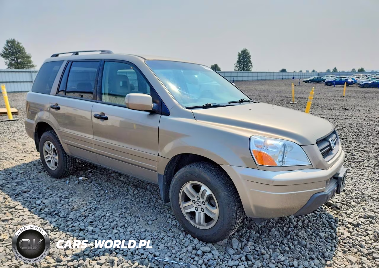 2004 Honda Pilot Exl VIN:2HKYF18514H500037 - 4