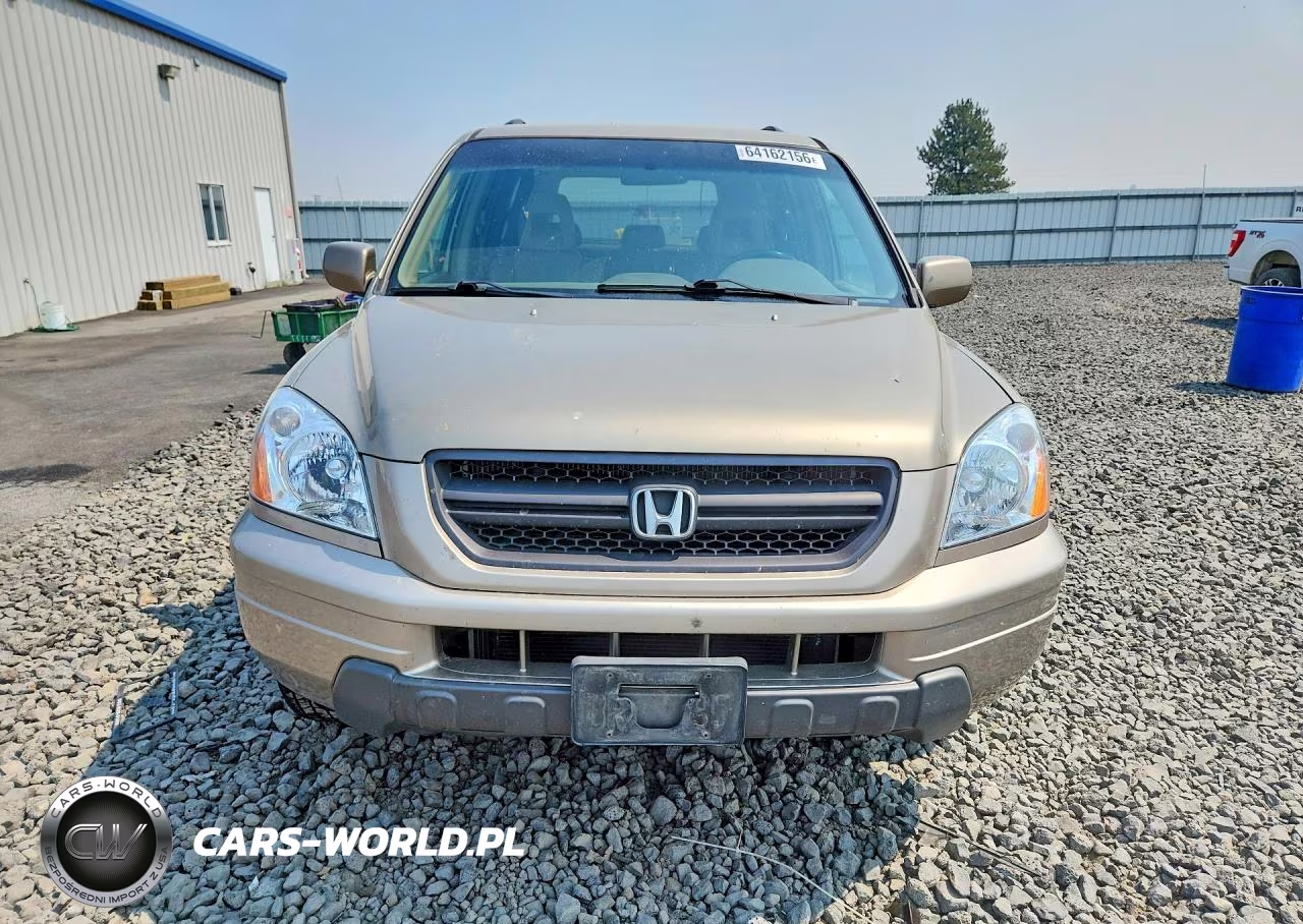 2004 Honda Pilot Exl VIN:2HKYF18514H500037 - 5
