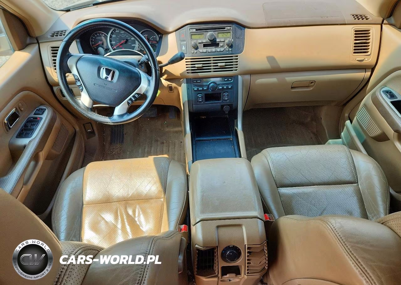 2004 Honda Pilot Exl VIN:2HKYF18514H500037 - 8