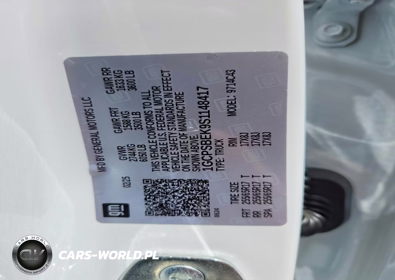 2025 Chevrolet Colorado VIN:1GCPSBEK9S1148417 - 12