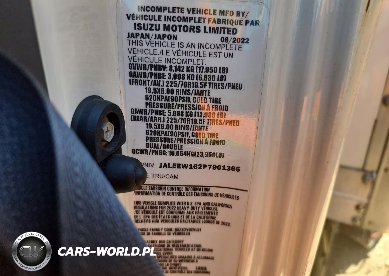 2023 Chevrolet 5500Hd Box Truck VIN:JALEEW162P7901366 - 14