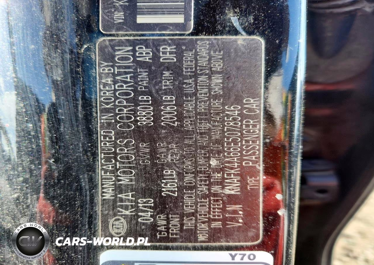2014 Kia Forte Lx VIN:KNAFK4A66E5078546 - 12