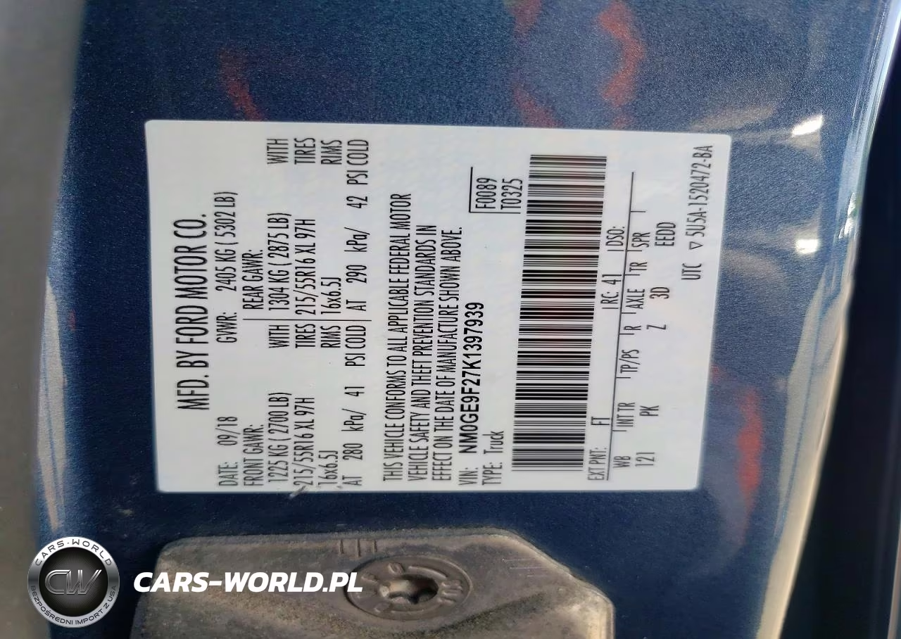 2019 Ford Transit Connect Xlt VIN:NM0GE9F27K1397939 - 13