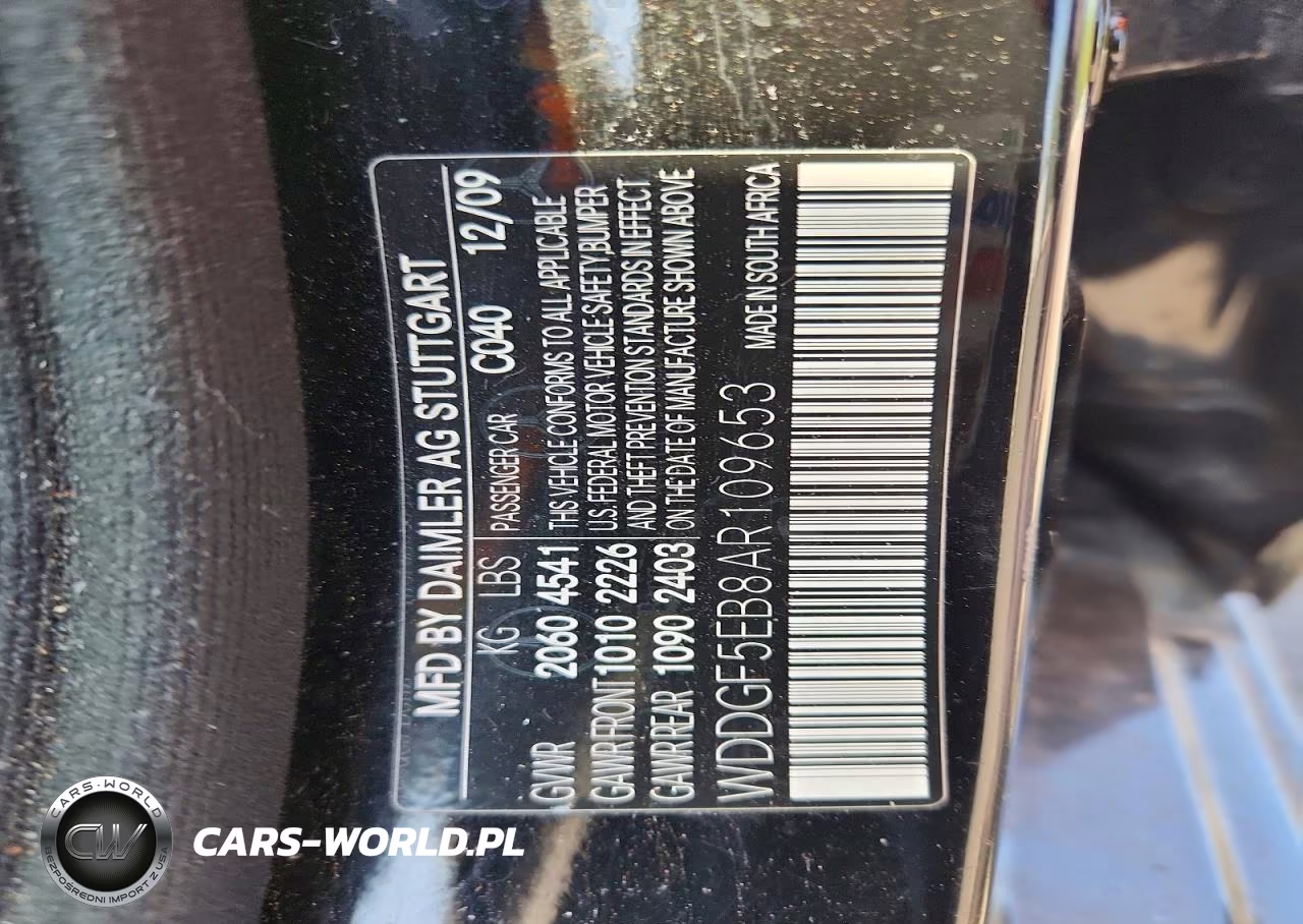 2010 Mercedes-Benz C 300 VIN:WDDGF5EB8AR109653 - 12