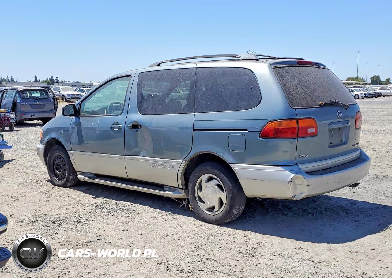 2000 Toyota Sienna Xle VIN:4T3ZF13C0YU300677 - 2