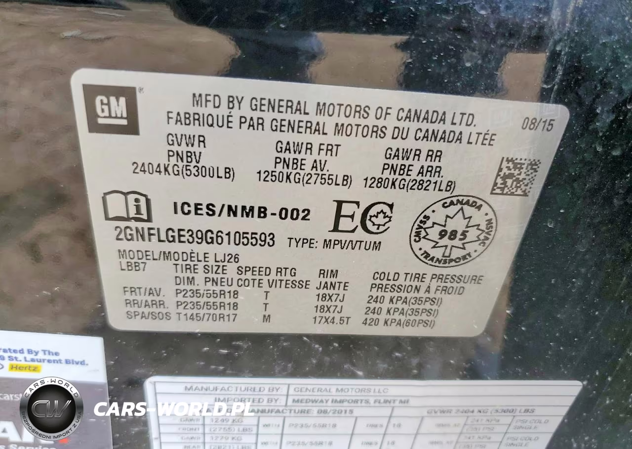 2016 Chevrolet Equinox Ltz VIN:2GNFLGE39G6105593 - 13