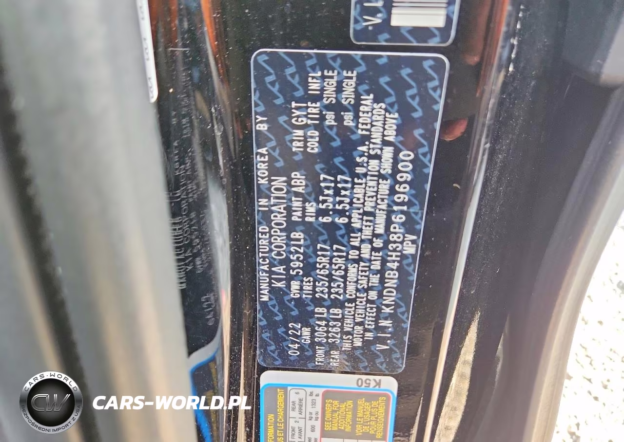 2023 Kia Carnival Lx VIN:KNDNB4H38P6196900 - 14