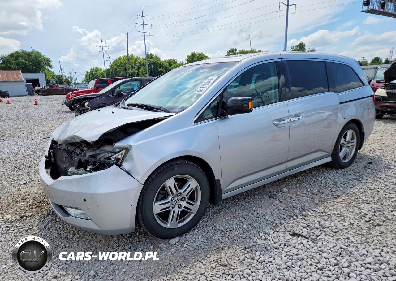 2012 Honda Odyssey Touring VIN:5FNRL5H93CB092077 - 1